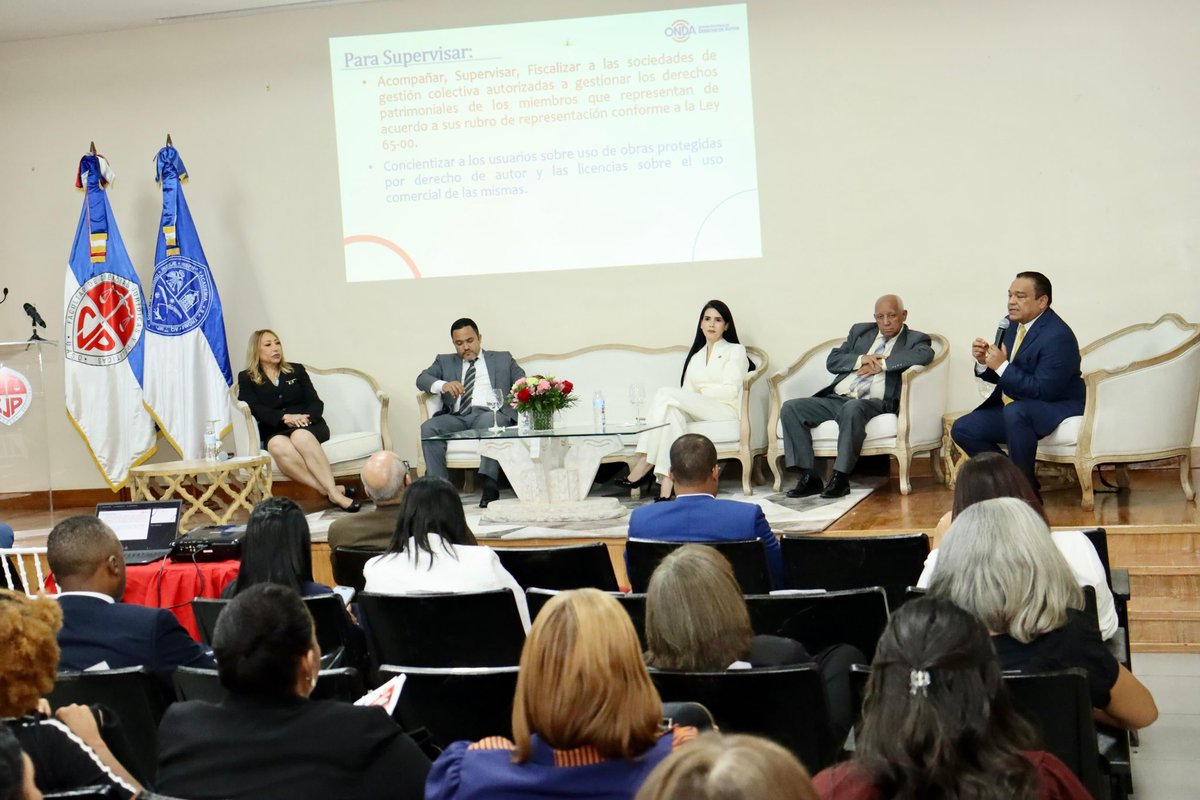 OnapiRD's tweet photo. La ONAPI participó en el Foro Académico de Propiedad Intelectual UASD 2025, un espacio de reflexión y aprendizaje sobre los desafíos y oportunidades de la PI en la era digital.

#ONAPI #PropiedadIntelectual #ForoAcadémicoPI #UASD2025 #Innovación #Educación https://t.co/Bvb2ipLkwD