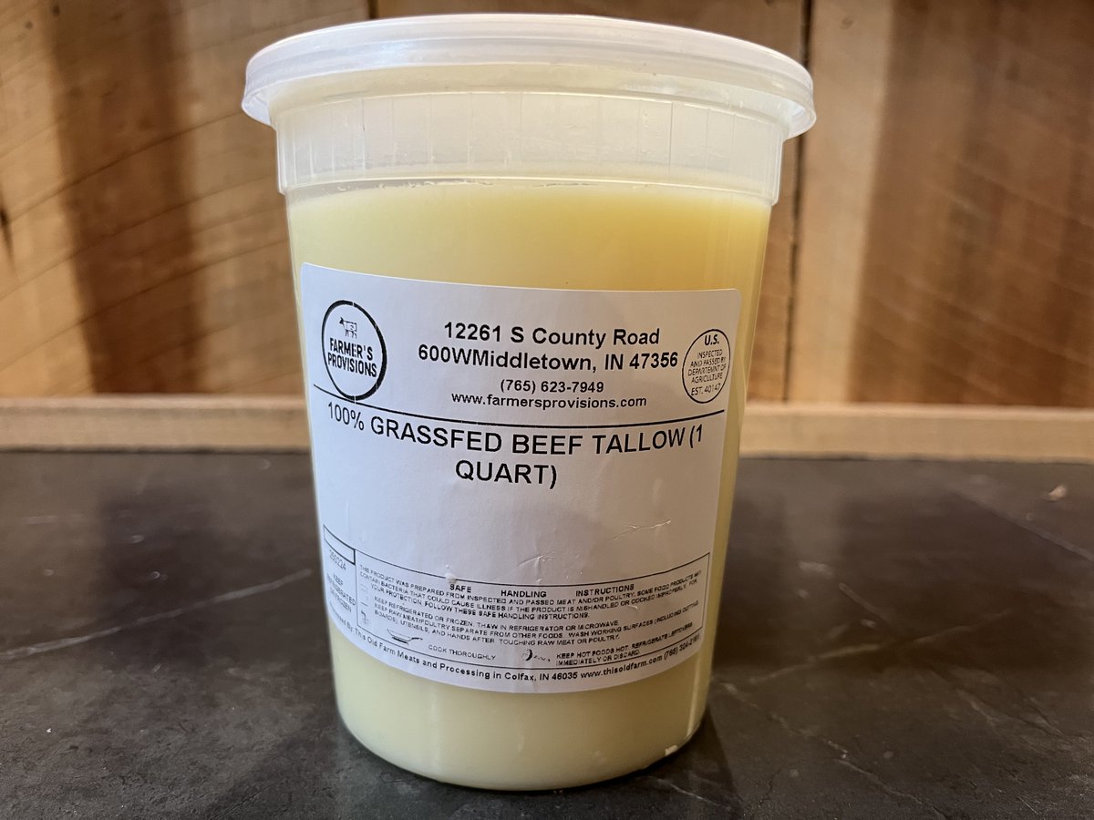 BeefProvisions's tweet image. Anyone tried frying some eggs in beef tallow? Give it a try tomorrow! 🐮🥩#grassfed #beef #regenerative
farmersprovisions.com/products/beef-…