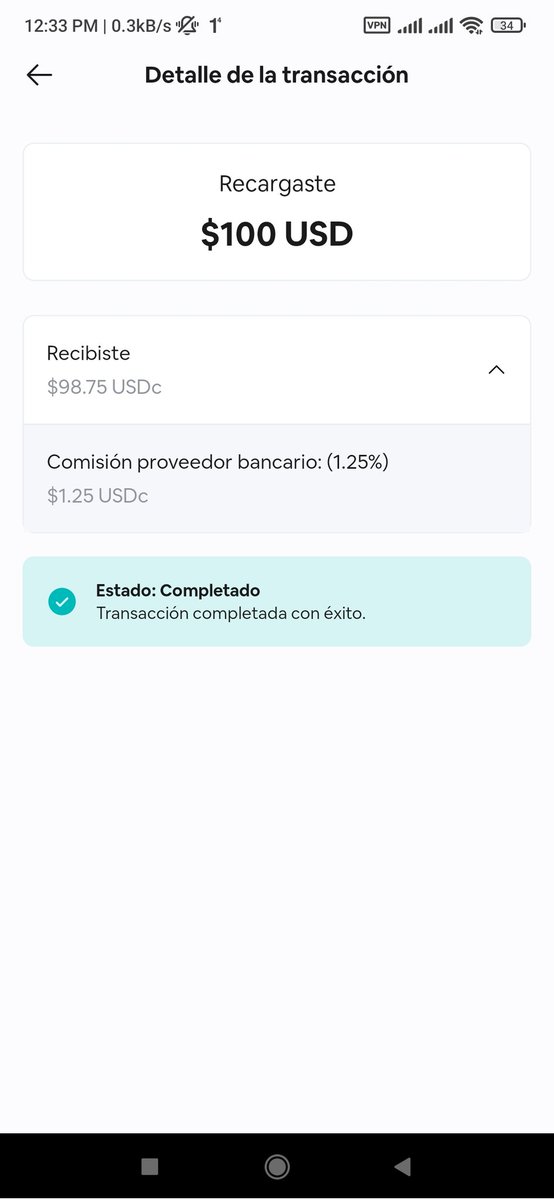 Gerardobz's tweet photo. @kontigo_app Probando el servicio de cash a USDC, bastante fácil y rápido 🔥🔥🔥 https://t.co/zmonMujX31