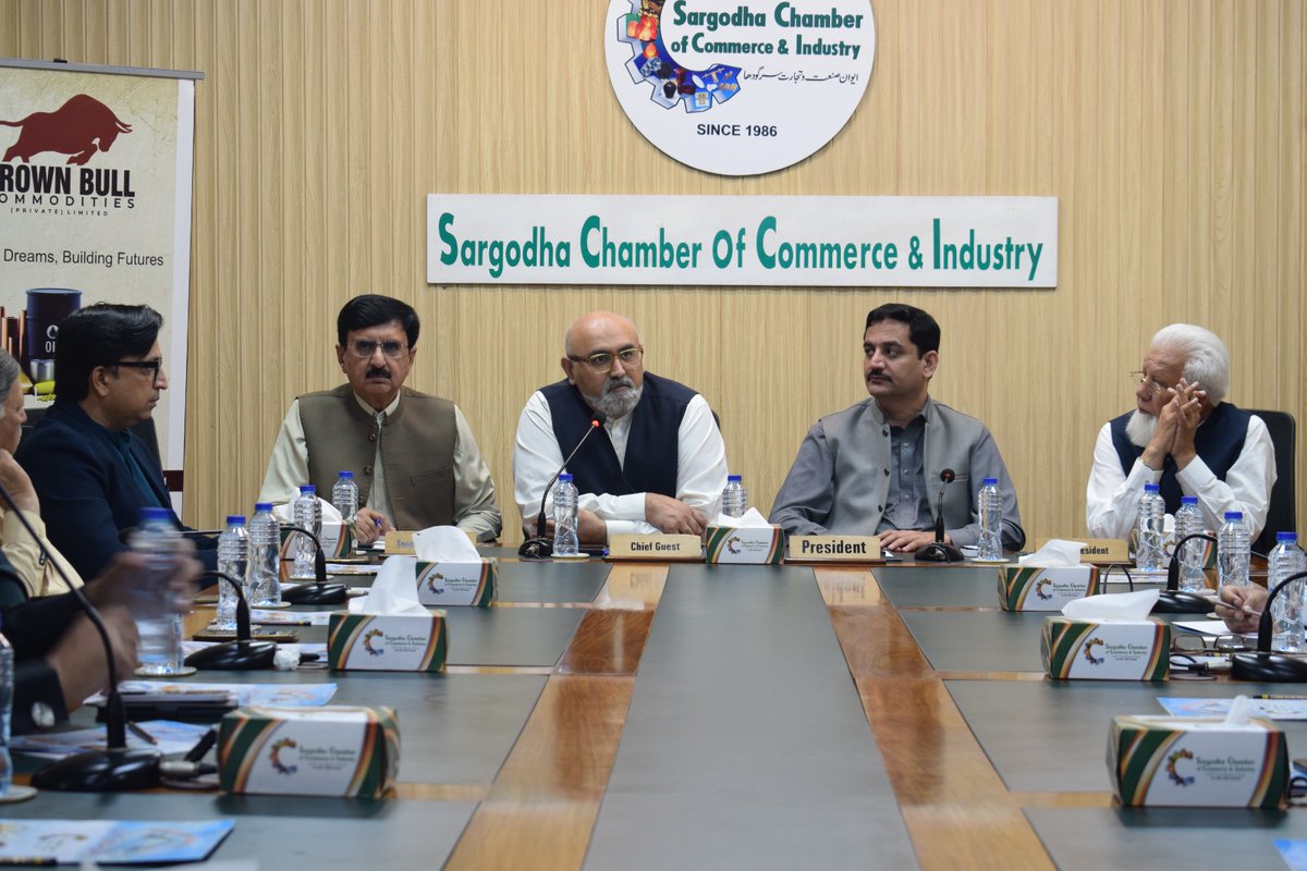PMEX conducted an orientation session at Sargodha Chamber of Commerce &amp; Industry, introducing Sugar Futures Trading to leading sugar mill owners.

The session was organized in collaboration with Brown Bull Commodities and hosted by Chamber President Khawaja Yasir Qayyum.