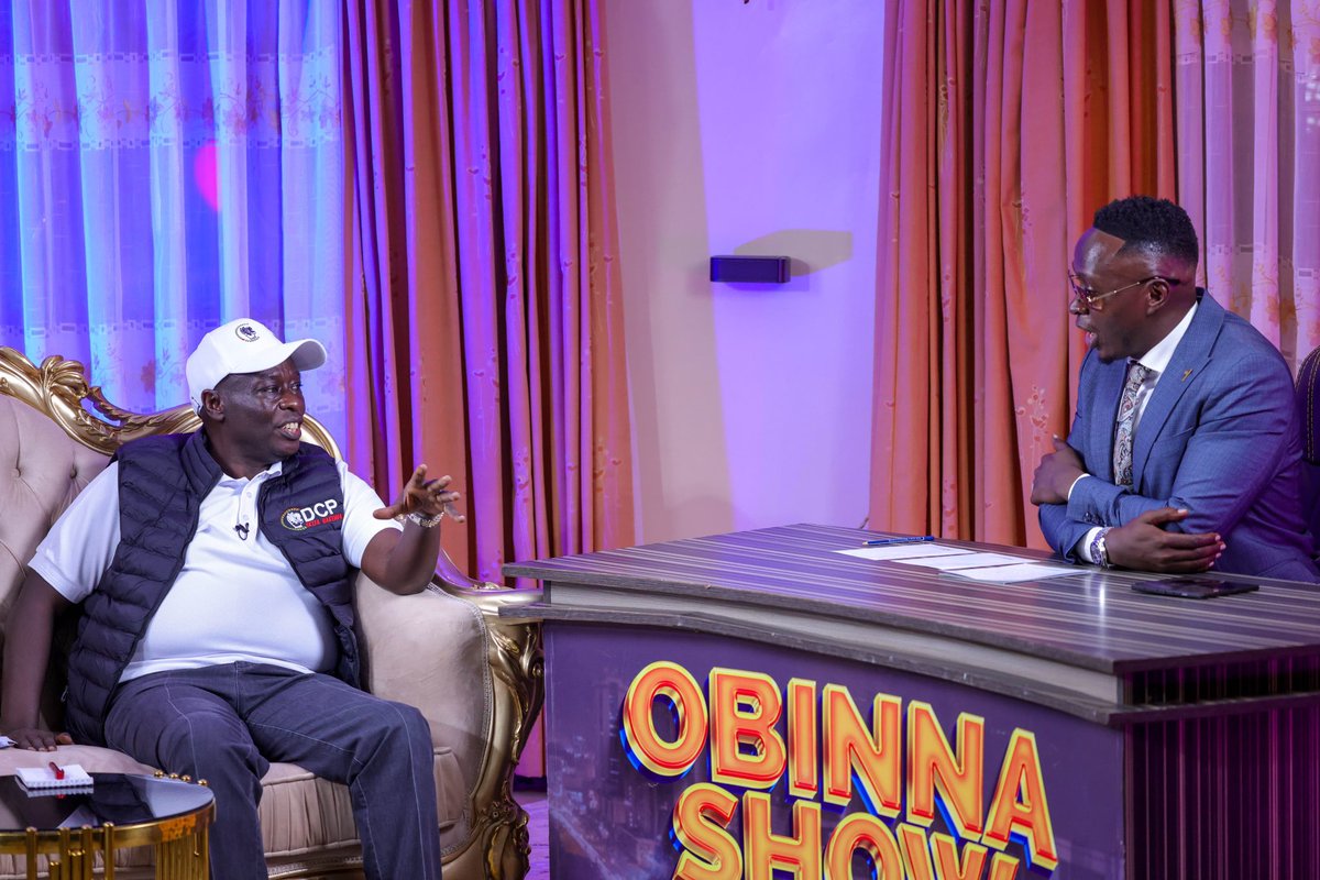 DCP_Party's tweet photo. Party leader Rigathi Gachagua live in Obinna live show! https://t.co/fijRRBXh2p