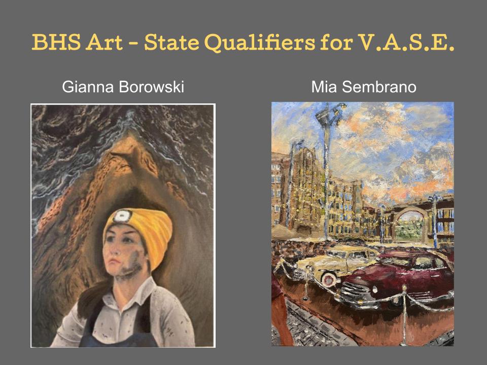 Congratulations to these talented artists whose work advanced to the state Visual Arts Scholastic Event. 🎉 

🎨Take a look at their outstanding artwork and join us in recognizing Mia Sembrano for earning an Exemplary Rating (IV). 👏 #BISDgreatness #BISDstandout