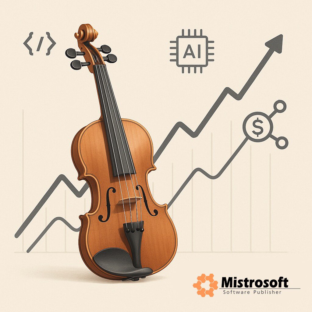 mistrosoft's tweet photo. في مايستروسوفت، نرى كل شركة كقطعة موسيقية نادرة.
لا نطلق التطبيقات فقط، بل نضبط ألحانها لتُعزف بنجاح في السوق.
نحن لا نبني تطبيقات، بل نصنع سيمفونيات ��قمية.
#مايستروسوفت #فينتيك #النمو_الرقمي #نشر_المنصات #تكنولوجيا_بشغف https://t.co/ZRcIsoC5Gq