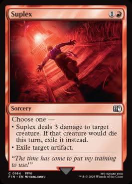 TappedOutGaming's tweet photo. SUPLEX A TRAIN!

#magicthegathering #magicthegatheringcards #mtg #mtgcards #mtgcard #mtgdaily #mtglife #mtgcommander #mtgedh #mtgaddicts #mtgcommunity #edh #edhcommander #edhcommunity #wizardsofthecoast #wotc #tcg #tcgcommuninty #MTGxFINALFANTASY https://t.co/httSbA4OQo