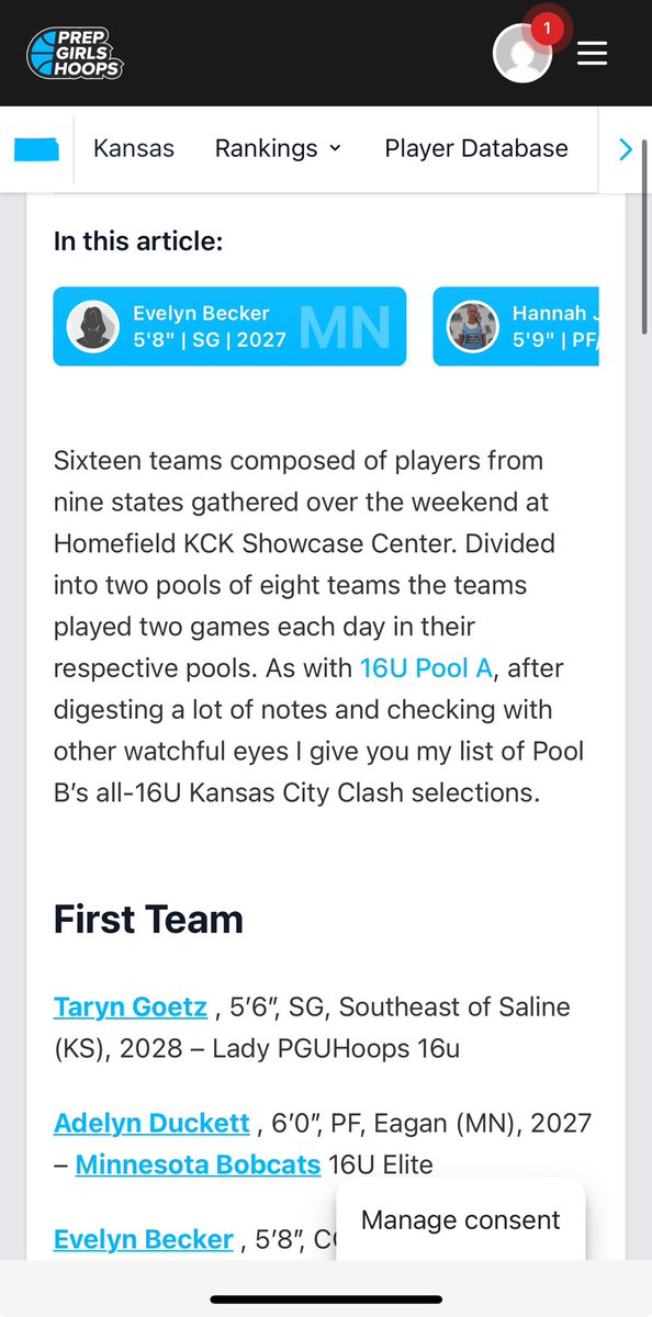 Julie Goetz (@juliegoetz13) on Twitter photo Congratulations, <a href="/taryn_goetz/">Taryn Goetz</a> ! First team for 16U <a href="/PGHKansas/">Prep Girls Hoops Kansas</a> Kansas City Clash Tournment! π₯π <a href="/pguhoops/">PGUHOOPS</a> Congratulations, <a href="/taryn_goetz/">Taryn Goetz</a> ! First team for 16U <a href="/PGHKansas/">Prep Girls Hoops Kansas</a> Kansas City Clash Tournment! π₯π <a href="/pguhoops/">PGUHOOPS</a>