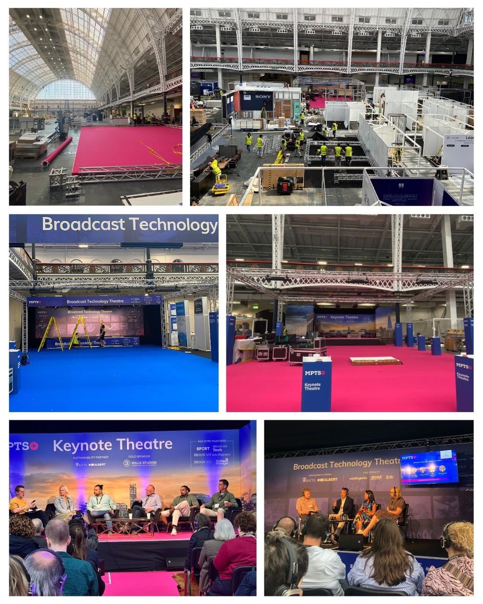 That’s a wrap for this year’s Media Production and Technology Show
This year our team built 2 main areas for the event, which saw leading figureheads of the industry taking to the stages. 
Congratulations to @mediaproductionshow for another fantastic expo. 
 #beforeandafter shot