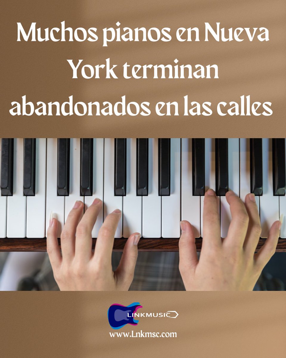 🎹 Muchos #pianos en Nueva York terminan #abandonados en las #calles debido a su tamaño y costos de #mantenimiento.

¿Lo sabías?🤔

🎸🎸🎸🎸🎸🎸🎸🎸🎸🎸

#SomosLinkmusic #sabiasque #music #musica #nuevayork #eeuu #newyork