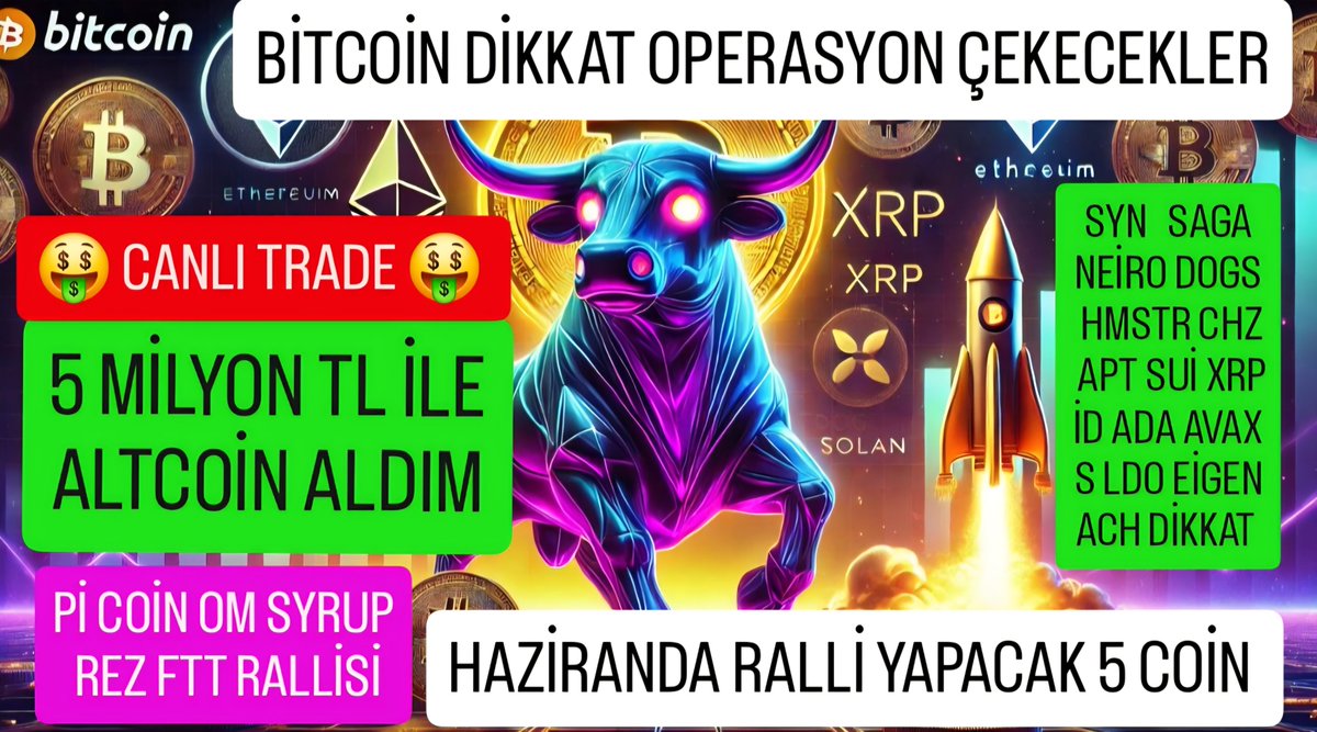 20:00 yeni video yayında 👇👇
youtu.be/hrnp3FwuROM?si…

$hyper $wct #mubarak $nxpc $pengu $saga $bio $amp $neiro $syrup $bome $pepe $xrp $tao $gas $pi #btc #Bitcoin $btc $kaito $Red $lunc $tia $bera $pnut $om $ftt $pepe $cake $bnb $me $trump $sol $ach $xrp $sui $usual $apt $s