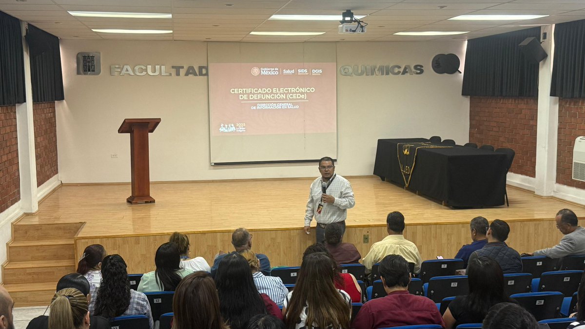 SSDurango's tweet photo. La Secretaría de Salud de Durango realizó el Curso Interinstitucional de Capacitación sobre el Certificado Electrónico de Defunción (CEDe), con la participación de personal del IMSS, ISSSTE, Servicios de Salud del Estado y SEMEFO de la Fiscalía General. https://t.co/SGnLAoNcgF