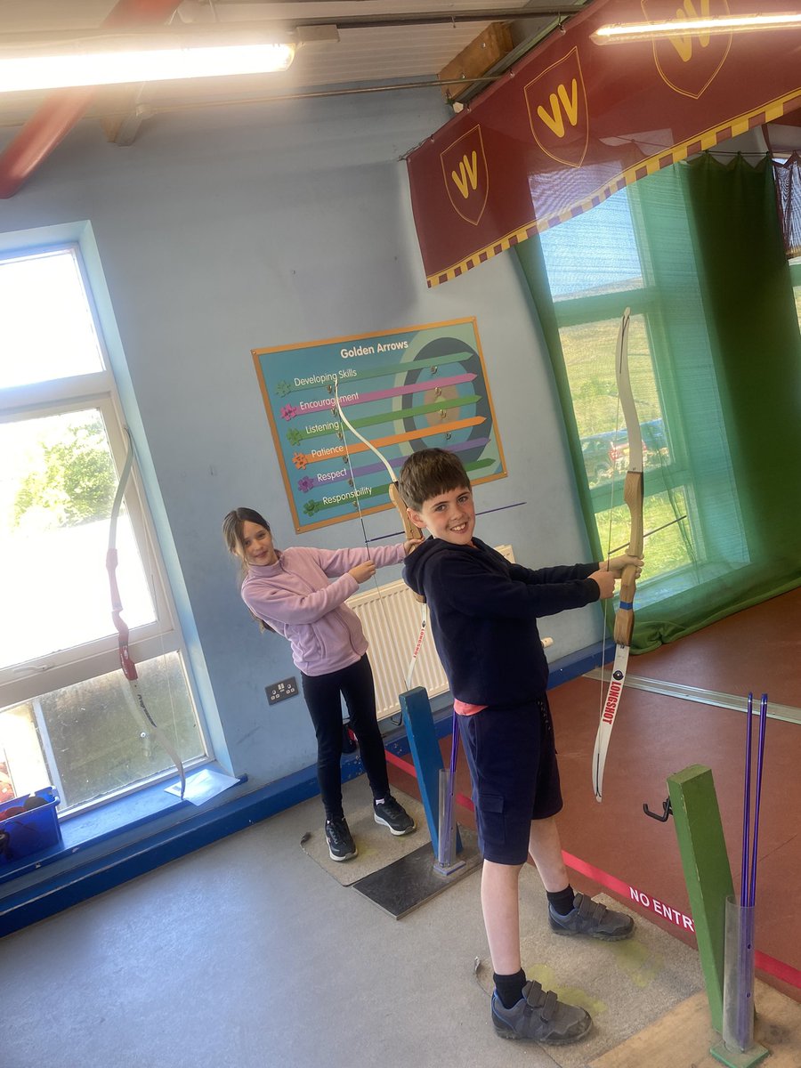 Team Wood have finished of an amazing trip with a morning of archery and the trapeze! They can’t wait to share their adventures with everyone back at home later today 🏹👏❤️