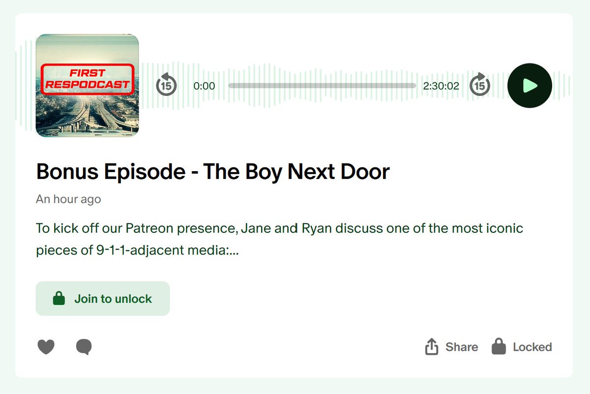 First Respodcast tweet media