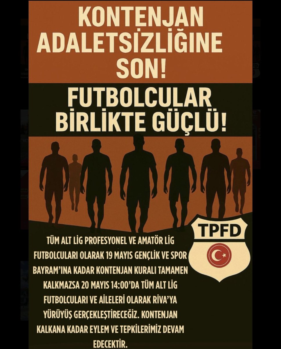 tayfuntatli20's tweet photo. #kontenjanistemiyoruz 
@TFF_Org 
@tpfd_org_tr 
@OA_BAK 
@gencliksporbak https://t.co/wNLJNcQU0v