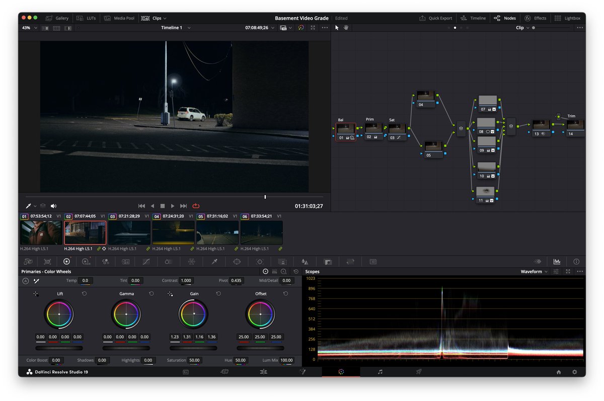 ajdimke's tweet photo. Every once in a while comes time for a short a break from client work to lock in on a passion project.

Been exercising my Davinci Resolve muscles lately. https://t.co/KaKSMxSOxm