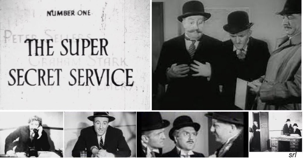 SaveRedlandLibr's tweet photo. 5:50pm TODAY on @TalkingPicsTV
The 1953 #Comedy short film🎥 “The Super Secret Service” directed by #CharlesWGreen & written by #SpikeMilligan + #LarryStephens
🌟 #PeterSellers #GrahamStark #DickEmery #RaymondFrancis #AnneHayes #FrankHawkins
Plus the Ray Ellington Quartet https://t.co/4Wwv5nhfKV