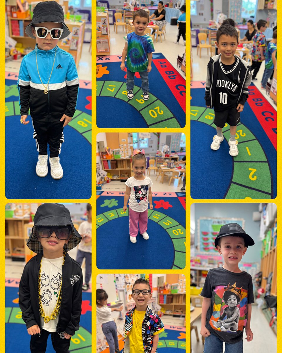 D31BeeHiveSI's tweet photo. Our Woodrow Hive went way back in time for Decades Day! #decadeday #funfriday #woodrow #d31isthebest💛 @DrJoyAbrams @AP_JelaniMiller @DocPalton @CSD31SI @NYCSchools https://t.co/l9jJ7qvmxT