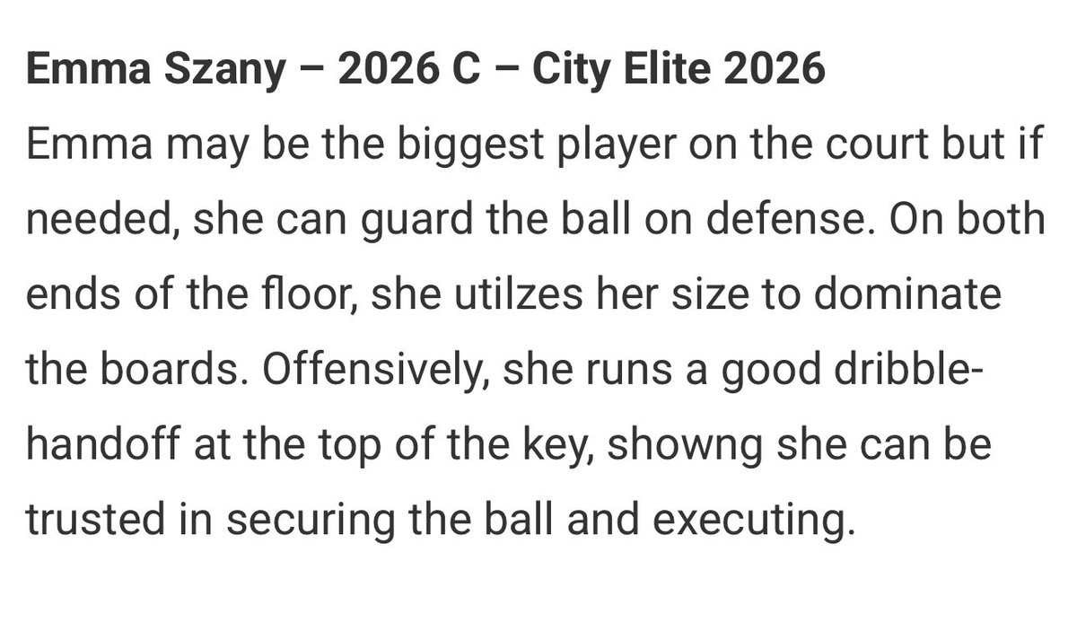 Thank you <a href="/JrAllStar_IL/">Illinois Jr. All-Star GBB</a> for the write up!!! 

<a href="/cityelitebb/">City Elite Basketball</a> | <a href="/LakeCentralGBB/">Lake Central Girls’ Basketball</a>