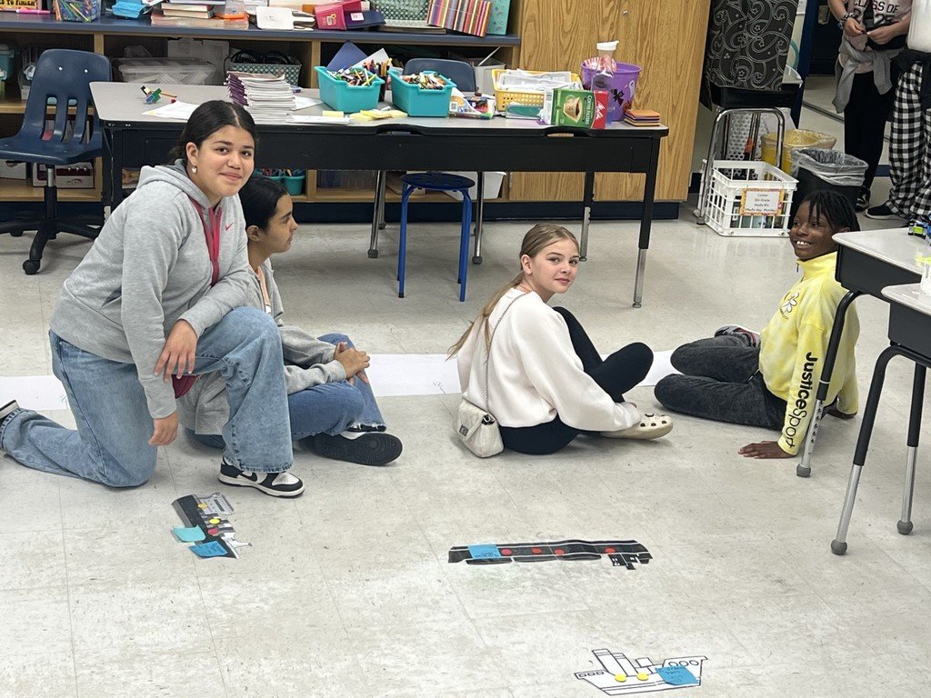 MarleyESAACPS's tweet photo. 5th Graders in Mrs. Locher's and Mrs. Freeman's class played classroom sized battleship against one another to help students understand how to read a coordinate plane. https://t.co/Wpcp1EdDJA