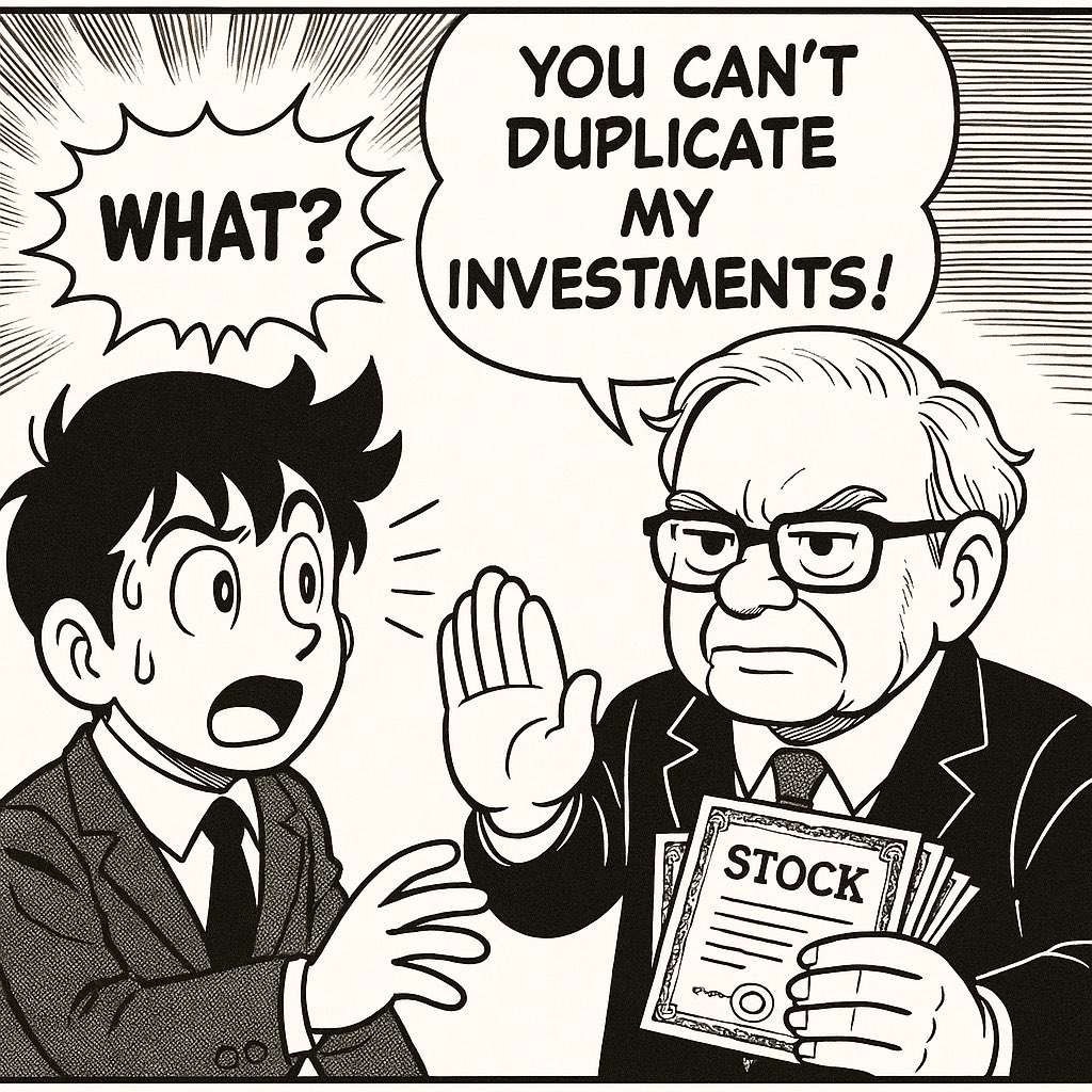 BasselAbedi's tweet photo. Copier Warren Buffett ? Facile.
Obtenir ses rendements ? Impossible.

Pourquoi ?
•Délai de 45j sur ses moves
•Deals inaccessibles
•Achats masqués
•Influence sur le marché
•Patience inhumaine

Tu peux l’imiter,
mais pas le répliquer. https://t.co/Ti04l4DQSa