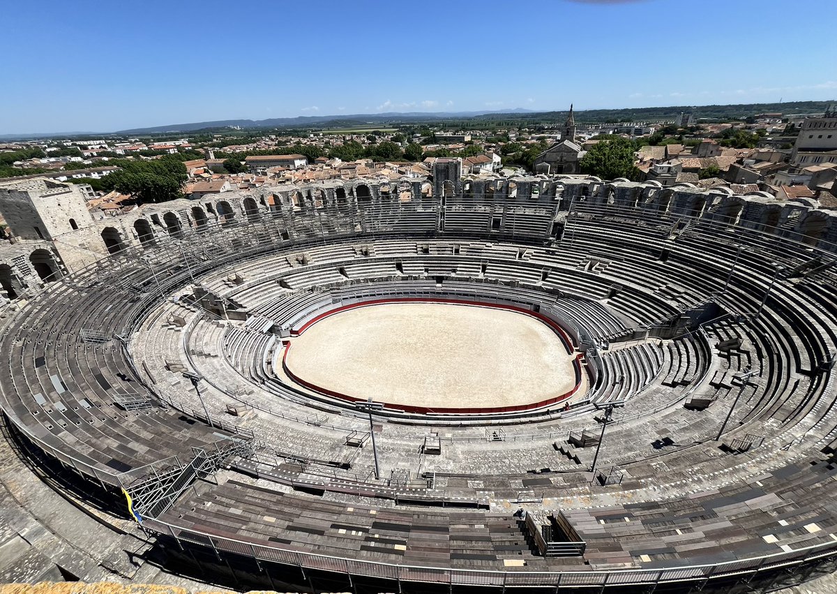 Storm_Doc's tweet image. Day 4 of @NCState_BAE’s 495 @NCSUStudyAbroad class focused on #Roman #Amphitheaters… which is why it’s so wonderful to be based in @VilleArles France! Check these pics out!
@NCStateEngr 
P.s. we cheer on @NCStateBaseball in #France!!!