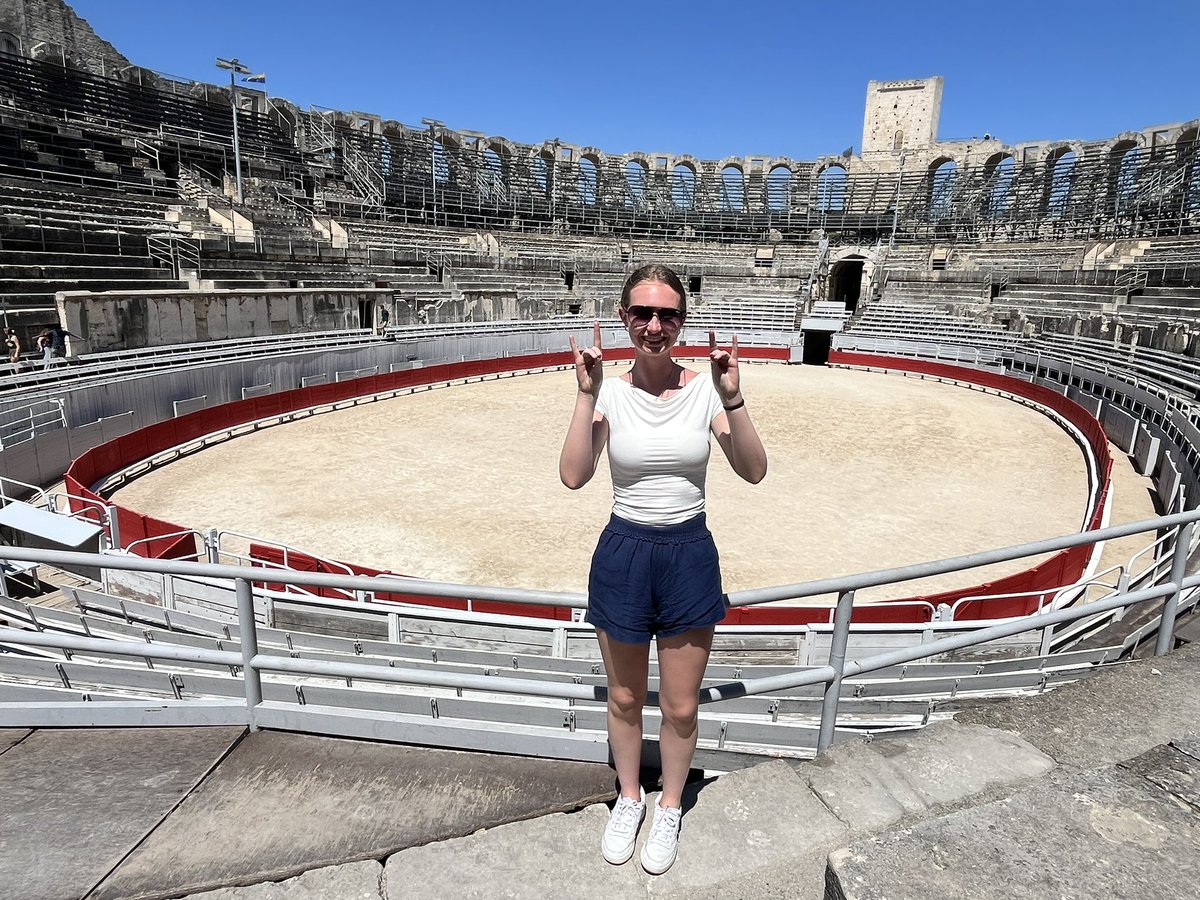 Storm_Doc's tweet image. Day 4 of @NCState_BAE’s 495 @NCSUStudyAbroad class focused on #Roman #Amphitheaters… which is why it’s so wonderful to be based in @VilleArles France! Check these pics out!
@NCStateEngr 
P.s. we cheer on @NCStateBaseball in #France!!!