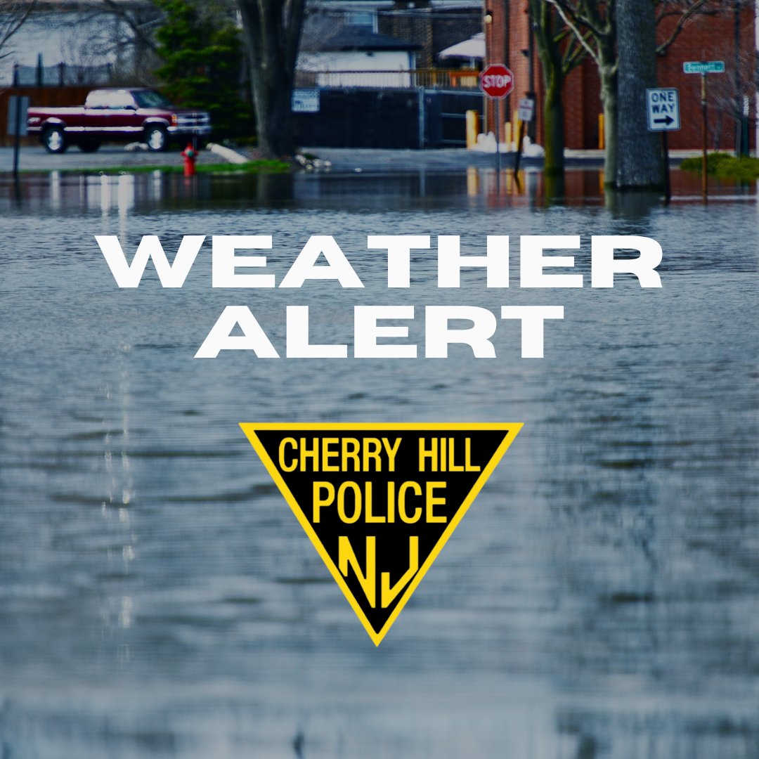 🚨 FLASH FLOOD WARNING 🚨

The National Weather Service issued a flash flood warning in our area until 4:30PM.

Do not attempt to travel unless you are fleeing an area subject to flooding or under an evacuation order 

Thank you for your patience and cooperation.

#CherryHillPD