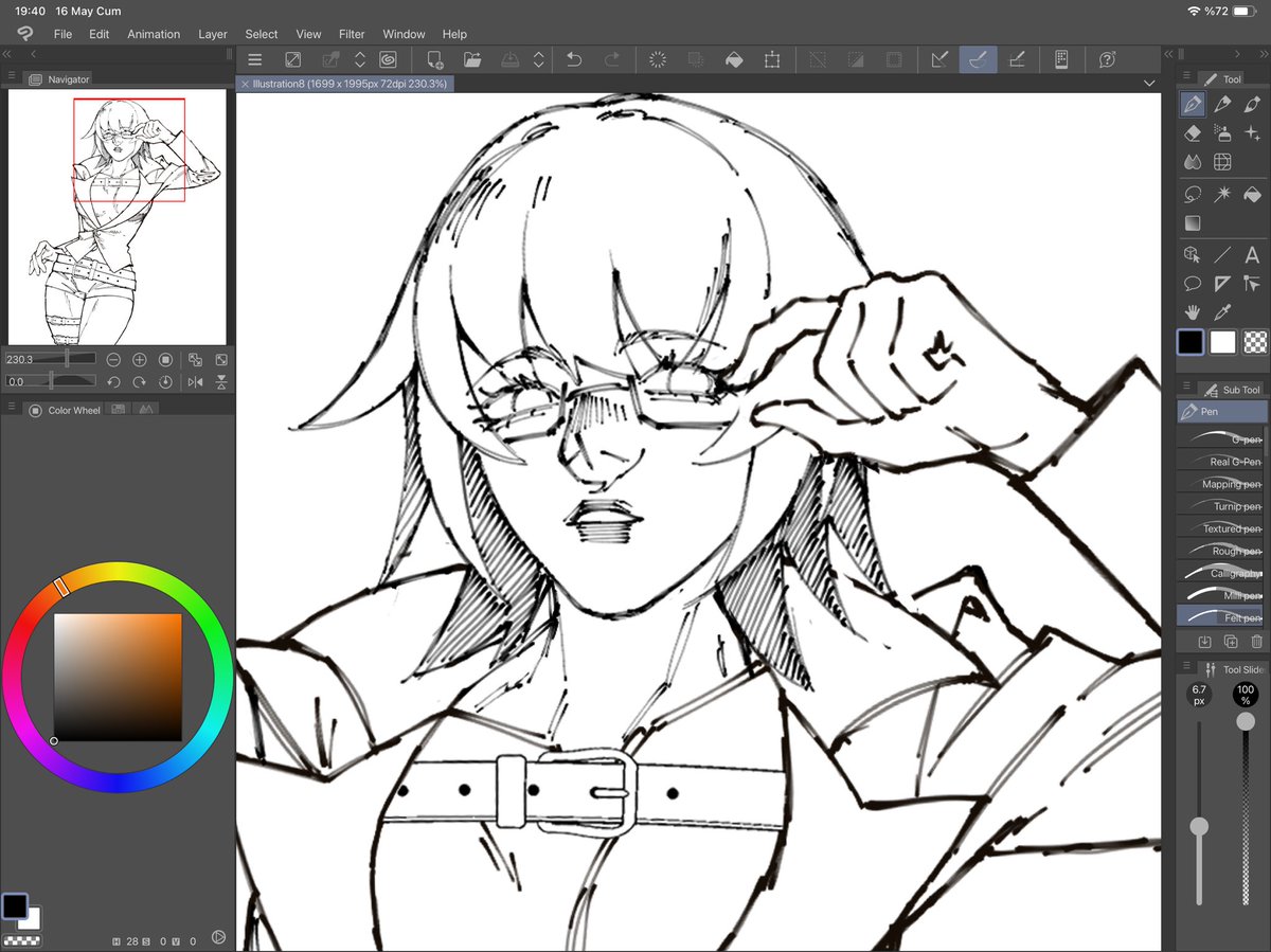 Lemoneta31's tweet image. Ik i didnt post quite a while 😞 im trying to learn csp and studying my exam. Here is lady wip