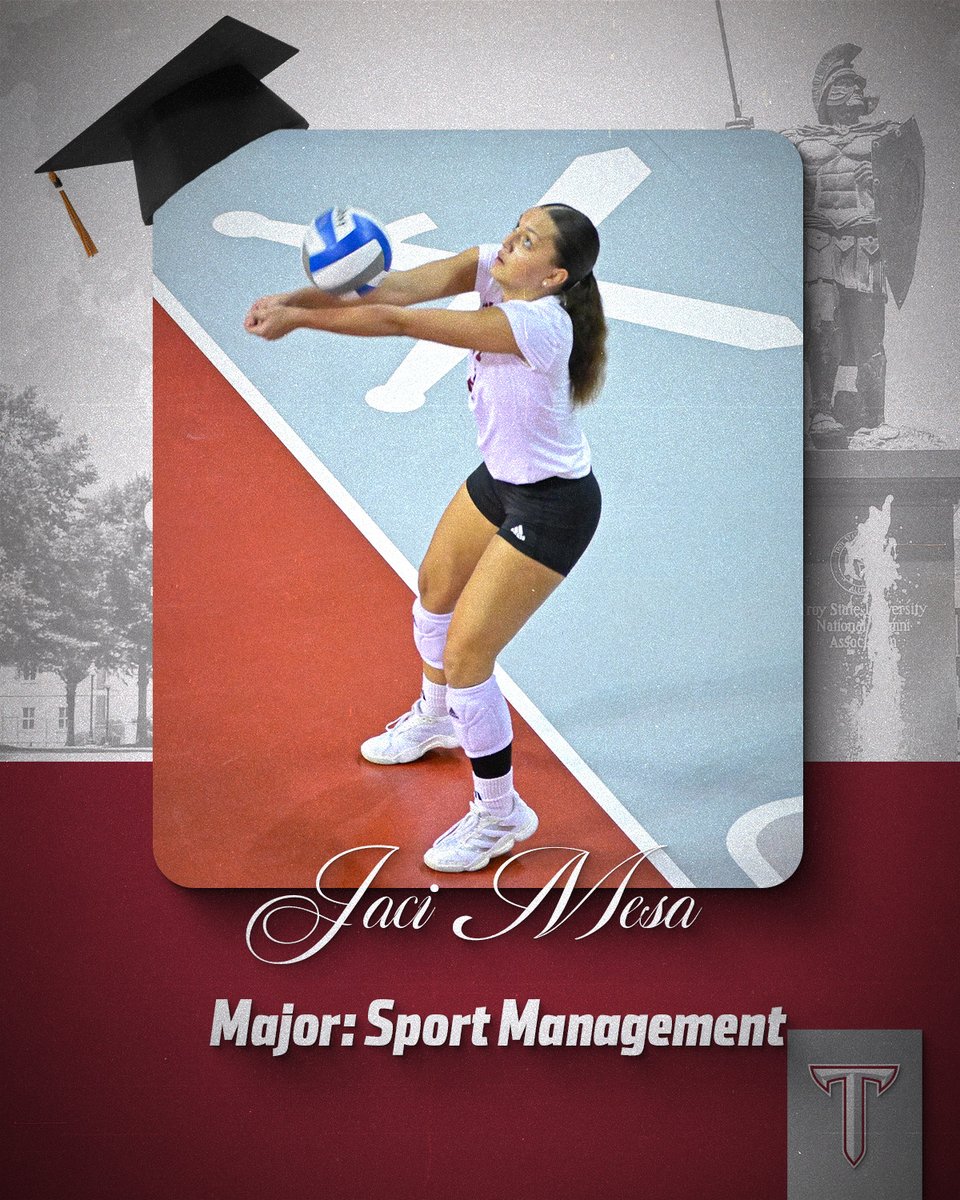 Got it done in the classroom! 

Congrats, Jaci 🎓

#BuildTheEmpire | #OneTROY⚔️🏐