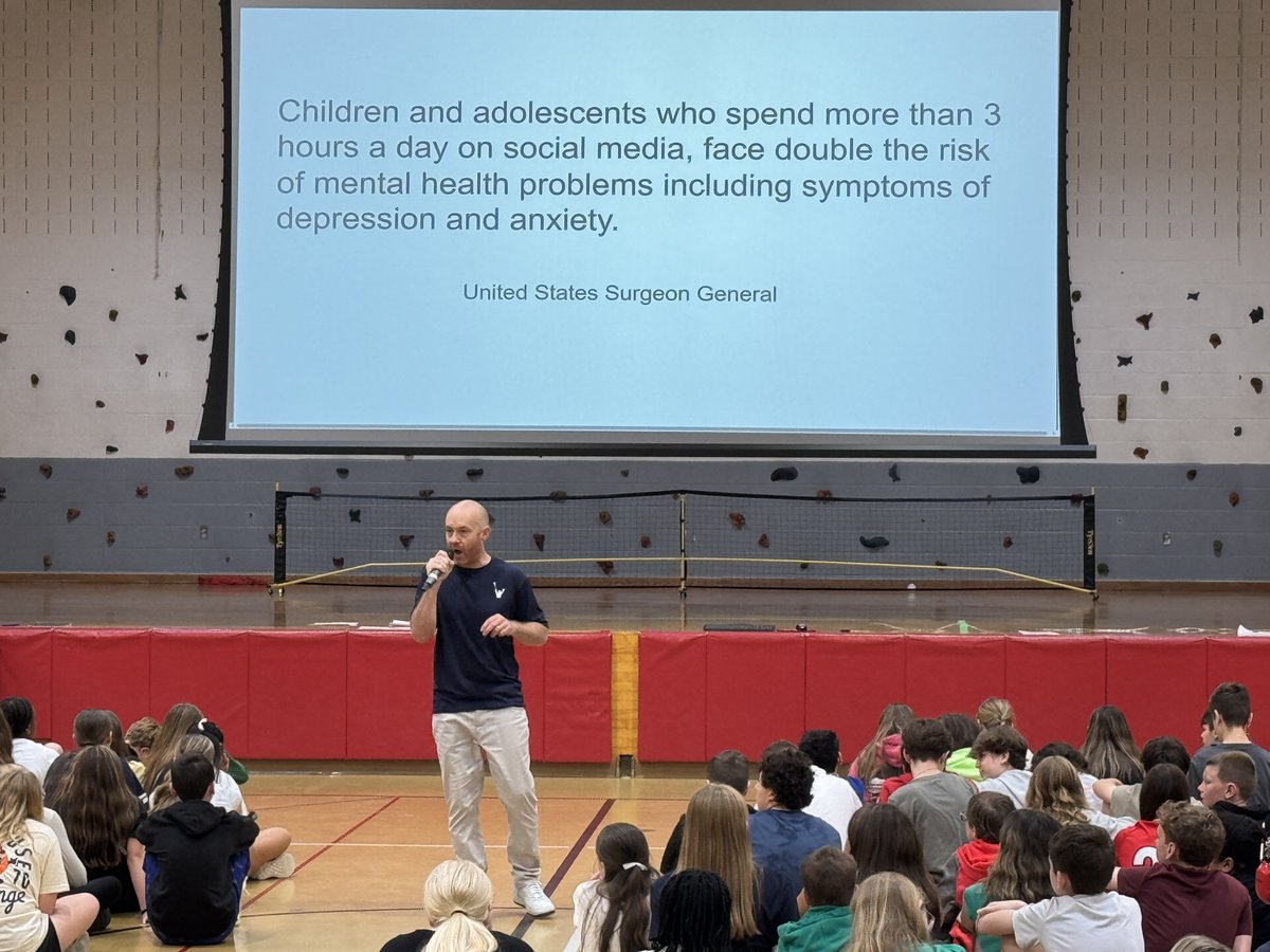 ‘Silence is not saving lives’: Ray Middle School teacher shares moving message about mental health to 7th graders.

Read story on our website: shorturl.at/WIkmo