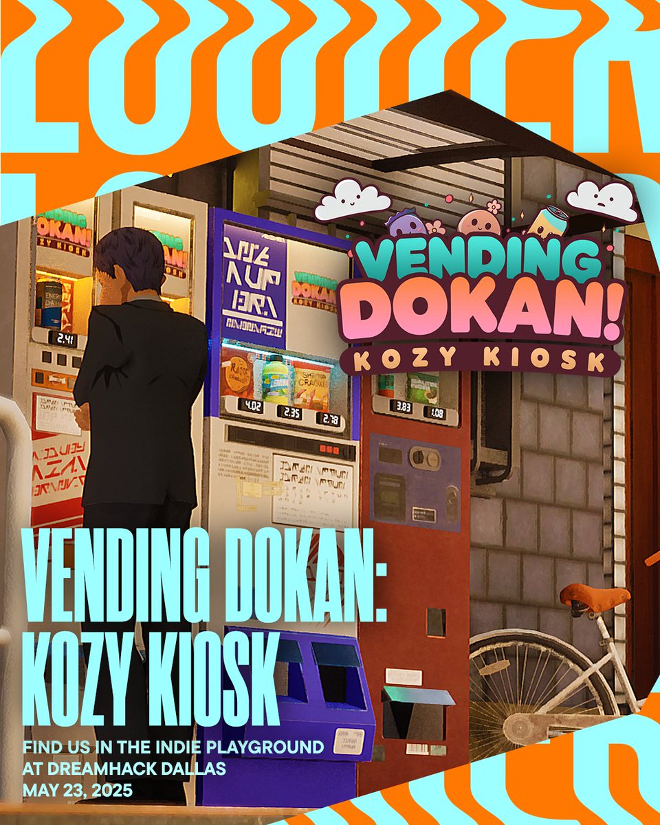 It's one week until <a href="/DreamHack/">DreamHack</a> Dallas and Vending Dokan! will be playable in the Indie Playground, so come say hi to Sydney at booth 19!