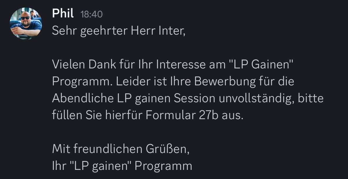 Falls ihr eurem DuoQ Partner mal wieder absagen müsst: