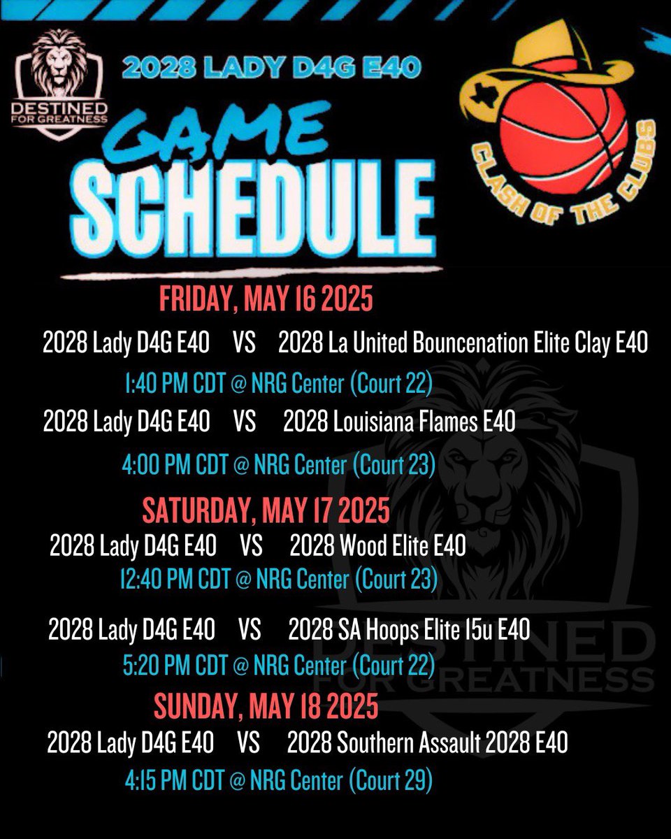 Good luck to <a href="/braelyn_1x/">braelyn horn</a>, <a href="/Alviona_spratt/">Alviona</a>, &amp; Aniya Haynes this weekend in Houston‼️ Show, Prove, &amp; Earn 🏀🔥

#RecruitLVWBB