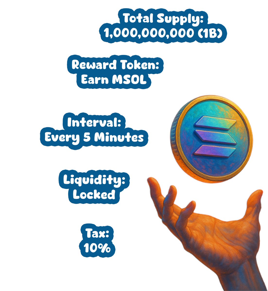 12_jhons's tweet photo. ⏳ It’s almost time...
A token that rewards you every 5 minutes. No clicks. No staking. Just hold.
You’re not ready for this 👀
💎 Ticker: $MultiSOL
📜 CA: 6pCyZgesJy4ReGKsLrN9tb4s8ixKWcukQ7cCvSHrSREV
Stay sharp. You’ll want in early.
#MultiSOL #Solana #MSOL #CryptoRewards https://t.co/6XwecBXMjy