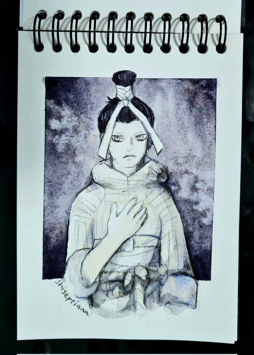 not bringing my tablet & laptop with me this weekend so back to watercolor doodling.
here's futomimi
#SMTIII