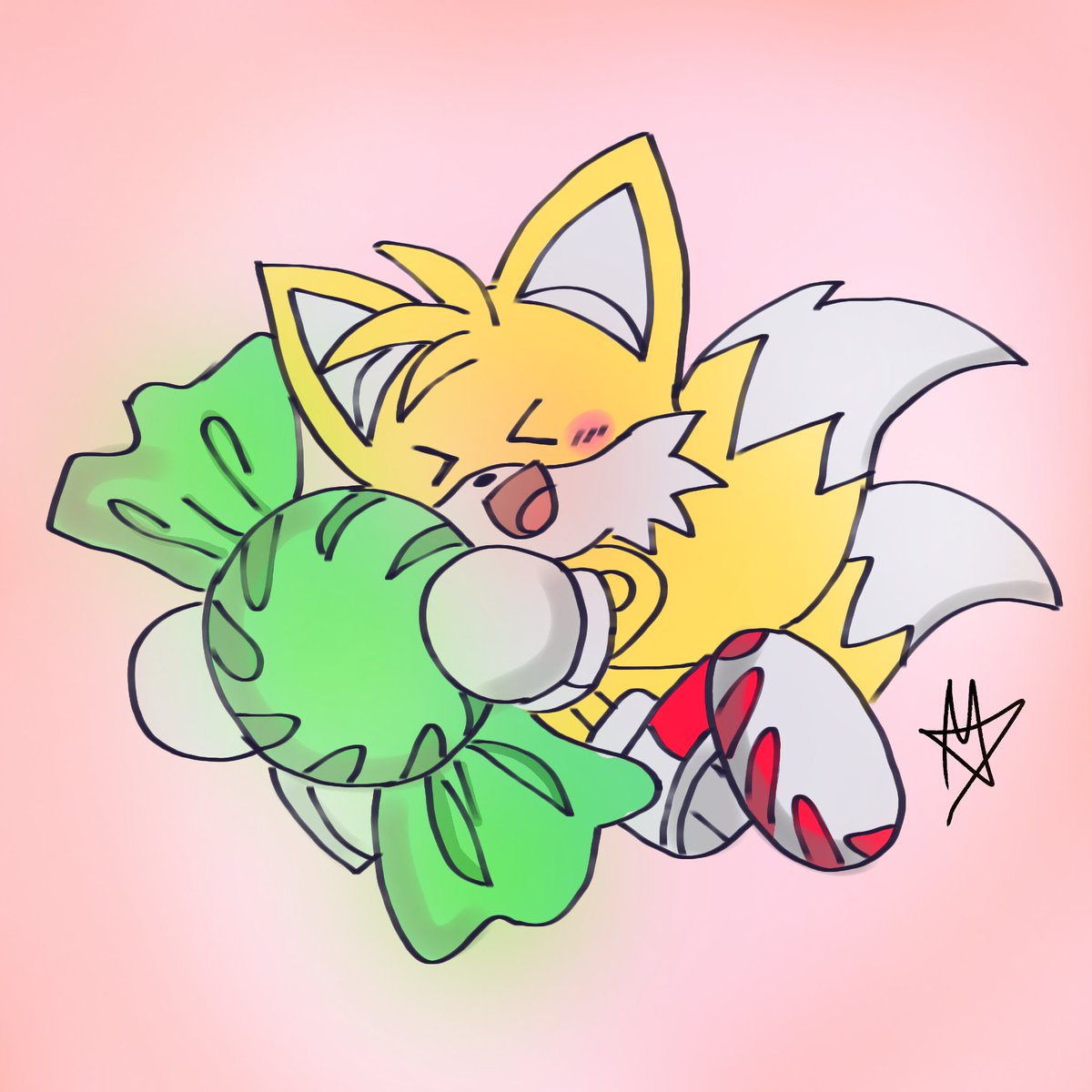 Brothers XD
#SonicTheHedgehog #TailsTheFox #sonic #tails #art