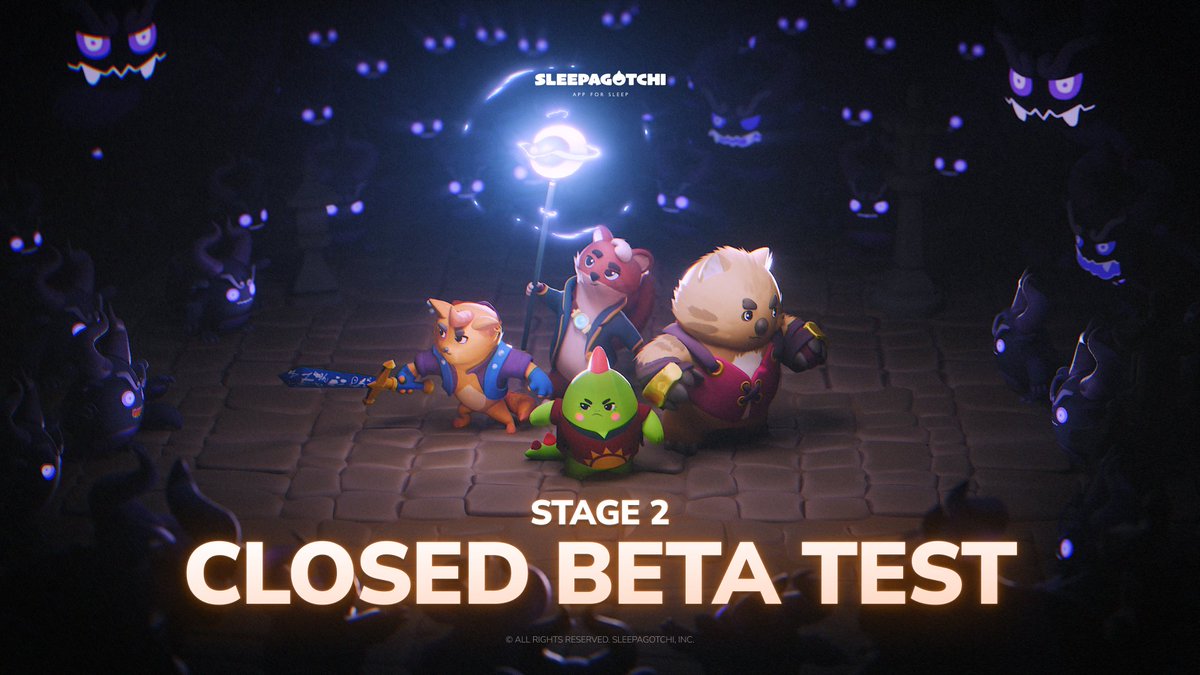 Closed Beta Test – Stage 2 is LIVE! 💤🦖

Now on iOS &amp; Android!

✍️ Apply here: forms.gle/YDdZhoNLJfwgqb… 
✅ Get picked 
🛠️ Test &amp; give feedback

Boost your chances: 
🌟 Sleep Master role 
🌟 TOP-200 on LITE leaderboard 
🌟 Quote + RT this post

Not picked? You’re still in our