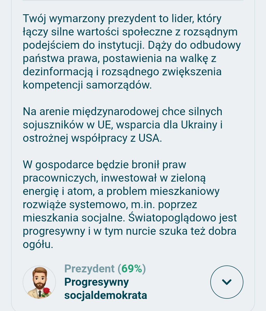 Idźcie na wybory.
Jeśli nie wiecie na kogo zagłosować zróbcie sobie testy, poczytajcie programy, posłuchajcie wystąpień.

Głosujcie sercem. Ja w 1 turze poprę Adriana Zandberga i dam żółtą kartkę obecnemu rządowi.