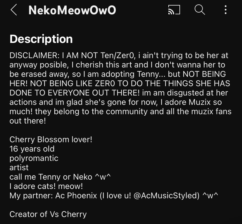 sanjiarru's tweet photo. Throw back to like what? End of last year? That a true idiot tried to cosplay and wanted to become the pedophile that created #MuzixMedley/#VsRadi mod. She’s also the owner of #Diar, Cherry and the ship #cherradi, btw and you might remember her as the owner of Snowy and #Radnowy https://t.co/jcCw32lF40
