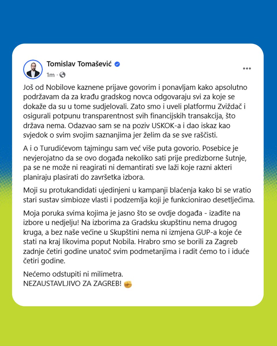 Tomislav Tomašević (@ttomasevichr) on Twitter photo 