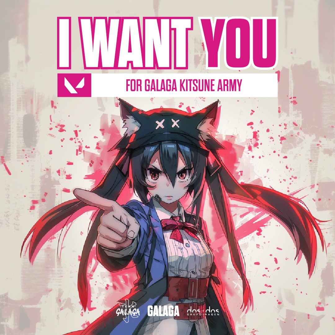 Team Galaga Kitsune is looking for a new player to join our champion roster! 🦊💪 Want to shine in the Radiant League? Send us your info! 📩 #Esports #GameChangers #TeamGalaga

👇
docs.google.com/forms/d/e/1FAI…