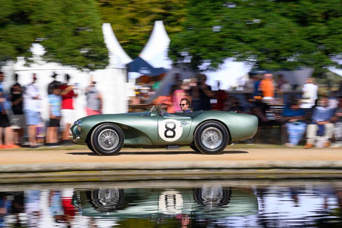 A sublime Aston Martin DB3S rounds the fountain at our event back in 2023. Even by the standards of DB3s, this is a special car: DB3S/1 – the first prototype. Featuring coachwork by Frank Feeley, it was the first Works car of 1953. 

Pic: <a href="/FLUIDIMAGER/">TIM SCOTT</a> 

Presented by <a href="/alangesoehne/">A. Lange und Söhne</a>