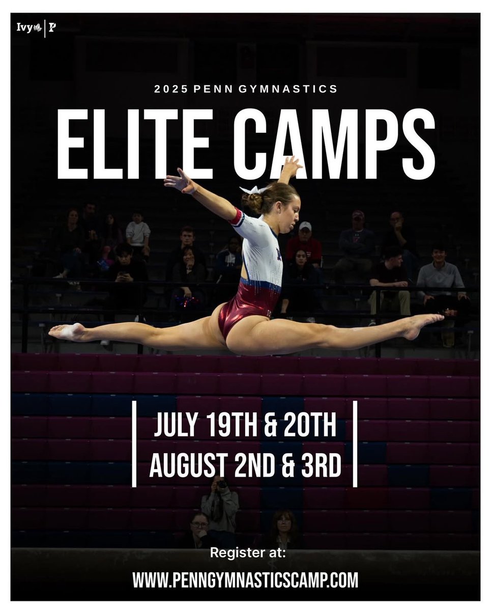 PennGym's tweet image. Can’t wait to see you this summer! ☀️

Register at penngymnasticscamp.com ❤️💙