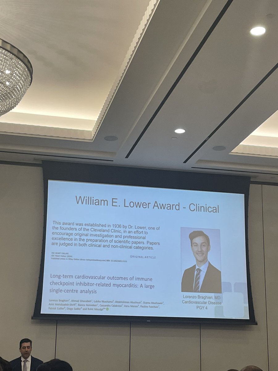 Lorenzo Braghieri, MD 🇮🇹🇺🇸🇪🇺 (@lorenzobragh) on Twitter photo Thankful for being part of <a href="/CCFcards/">CCF Cardiology Fellows</a> Humbled to be recognized as the recipient of the William Lower Award for our work on ICI-related myocarditis <a href="/CleClinicHVTI/">Cleveland Clinic Heart, Vascular & Thoracic</a> <a href="/venumenon10/">venu menon</a> <a href="/DrRohitMoudgil/">Rohit Moudgil MD PhD</a> Thankful for being part of <a href="/CCFcards/">CCF Cardiology Fellows</a> Humbled to be recognized as the recipient of the William Lower Award for our work on ICI-related myocarditis <a href="/CleClinicHVTI/">Cleveland Clinic Heart, Vascular & Thoracic</a> <a href="/venumenon10/">venu menon</a> <a href="/DrRohitMoudgil/">Rohit Moudgil MD PhD</a>