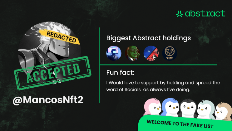 socialsrising's tweet photo. Major congrats to @MancosNft2  with getting on the $FAKE List 👐🏻

His amazing positive energy and uplifting of the LATAM creator community are astonishing

Biggest faux bags: @DTRXBT @Vader_AI_ @AIVAonAVAX @socialsrising https://t.co/OibRvQthrY