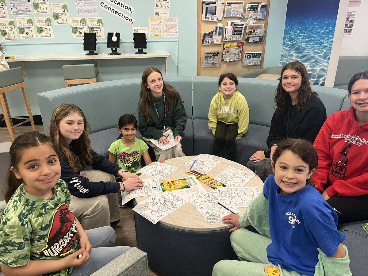 MissRinck's tweet photo. What better way to celebrate Mental Health &amp; Wellness than with our Wellness Buddies at the OHS Wellness Center✨💚 @School9E @TrongardOHS @MitchBickman https://t.co/kLhyFGpNQ6