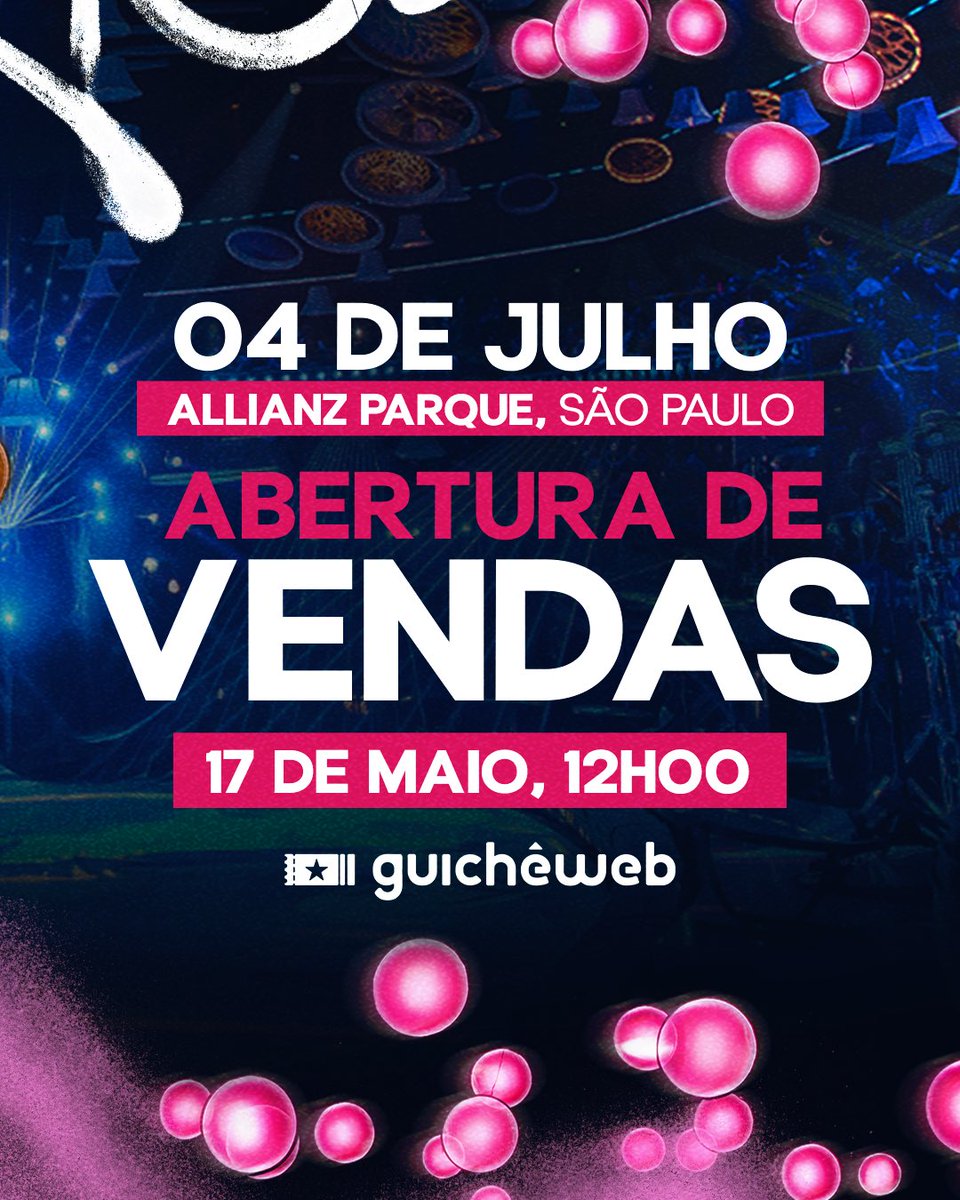 São Paulo, vocês surpreenderam a gente!!! 💙

DUAS DATAS ESGOTADAS EM TEMPO RECORDE! 🔥🔥🔥

Nossa felicidade é tamanha que não cabe em dois dias… Abriremos MAIS UMA DATA EXTRA!

DATA EXTRA: 04 de julho
ABERTURA DE VENDAS: Amanhã (17/05), 12h00

MANIFESTO MUSICAL
🗓️ 04, 05 e 06