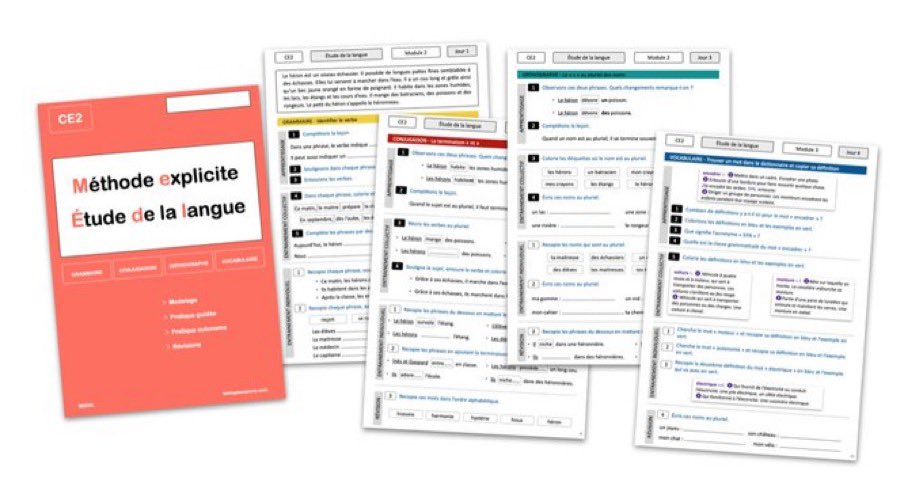 25 modules déjà disponibles pour la M2EDL CE2. De quoi se lancer la rentrée prochaine. #enseignementexplicite #M2EDL ➡️ leblogducancre.com/m2edl-ce2/
