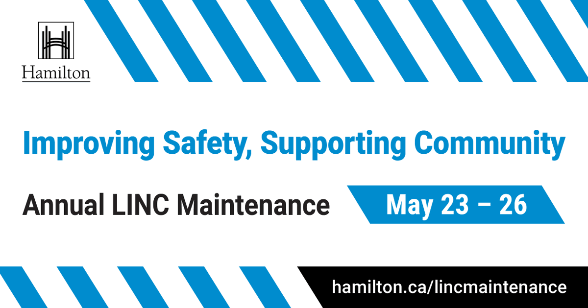 cityofhamilton's tweet photo. The City of Hamilton is improving safety and supporting community: The Lincoln M. Alexander Parkway will be closed in both directions for scheduled annual maintenance from Friday, May 23 until Monday, May 26, 2025. 
 
Release>> https://t.co/kKsWKIrw6j #HamOnt https://t.co/r0jMpJVdFc