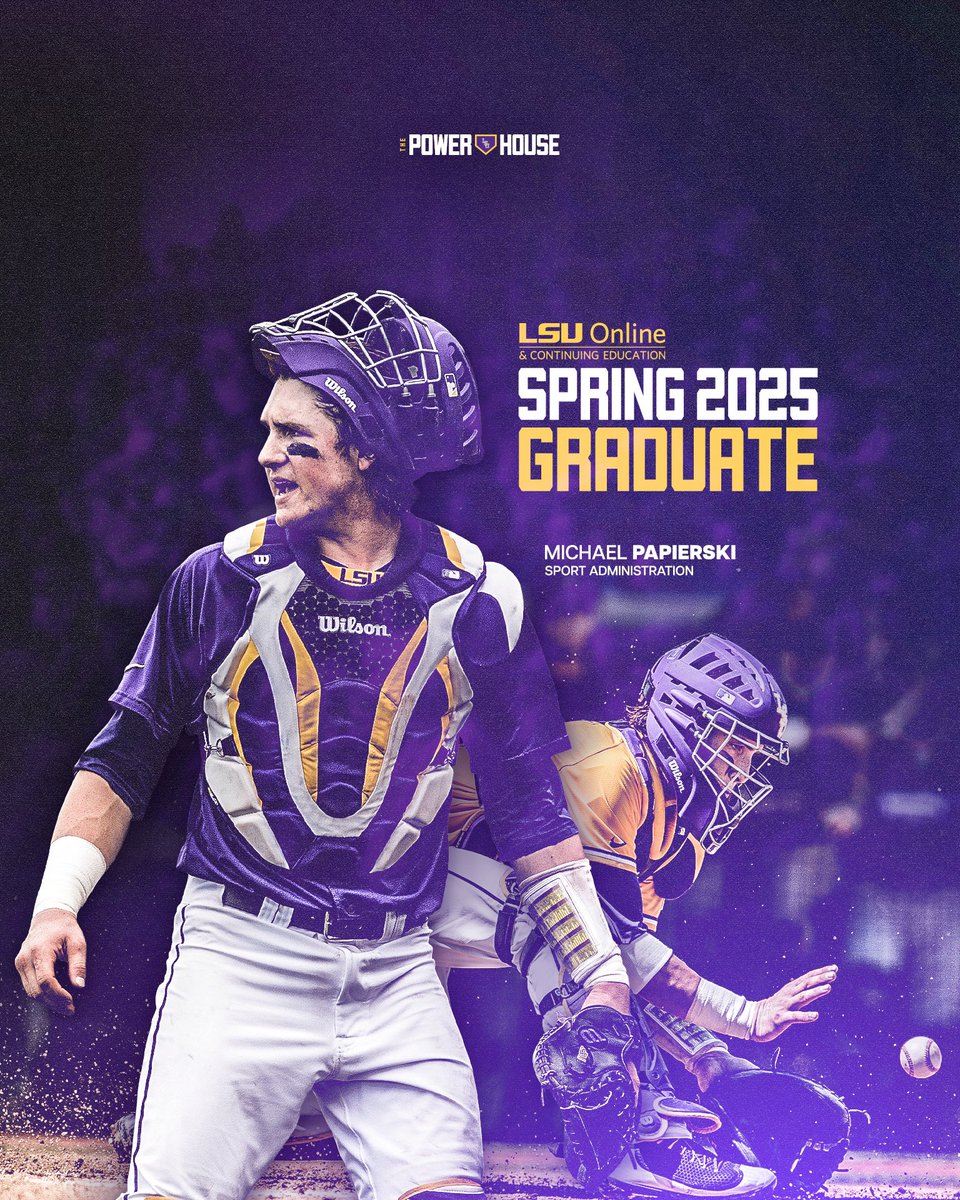 Michael Papierski is officially an LSU graduate 🎓

<a href="/mpappy14/">Michael Papierski</a> | #GeauxTigers