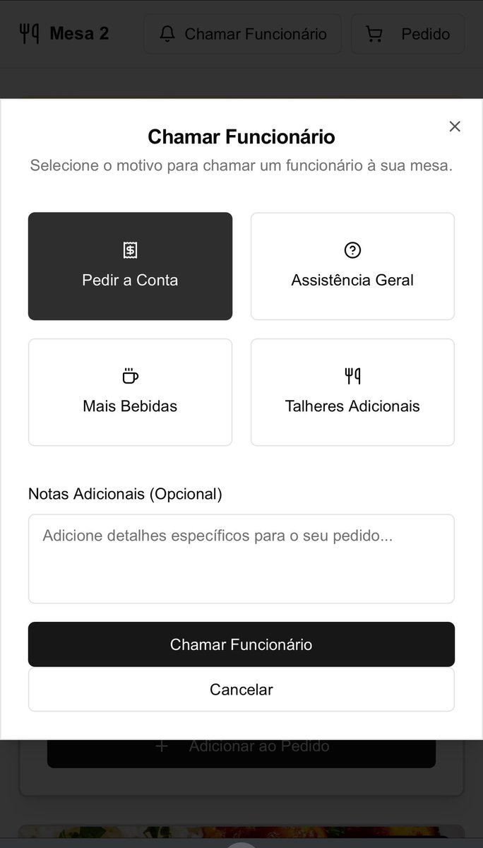 TableServe é um sistema de autoatendimento de mesa para restaurantes. Então,  Chegas ao restaurante, sentas-te à mesa, e fazes scan do QR Code…
e em vez de apenas veres o menu como acontece nos outros sítios. Aqui podes fazer o teu pedido diretamente da página, ele já sabe qual