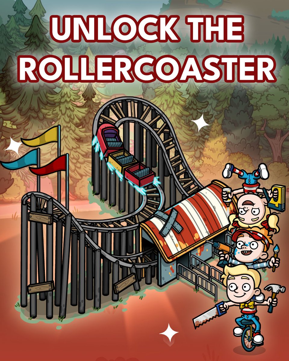 BudFarmIdle's tweet photo. Step right up! There are plenty o' swell prizes to be won! 😆

May's Biweekly Puff Puff Pass is Live Now! Don't miss out on your chance to unlock exclusive prizes like the Rollercoaster and the Carny Stack! https://t.co/H3a9nZfLyJ